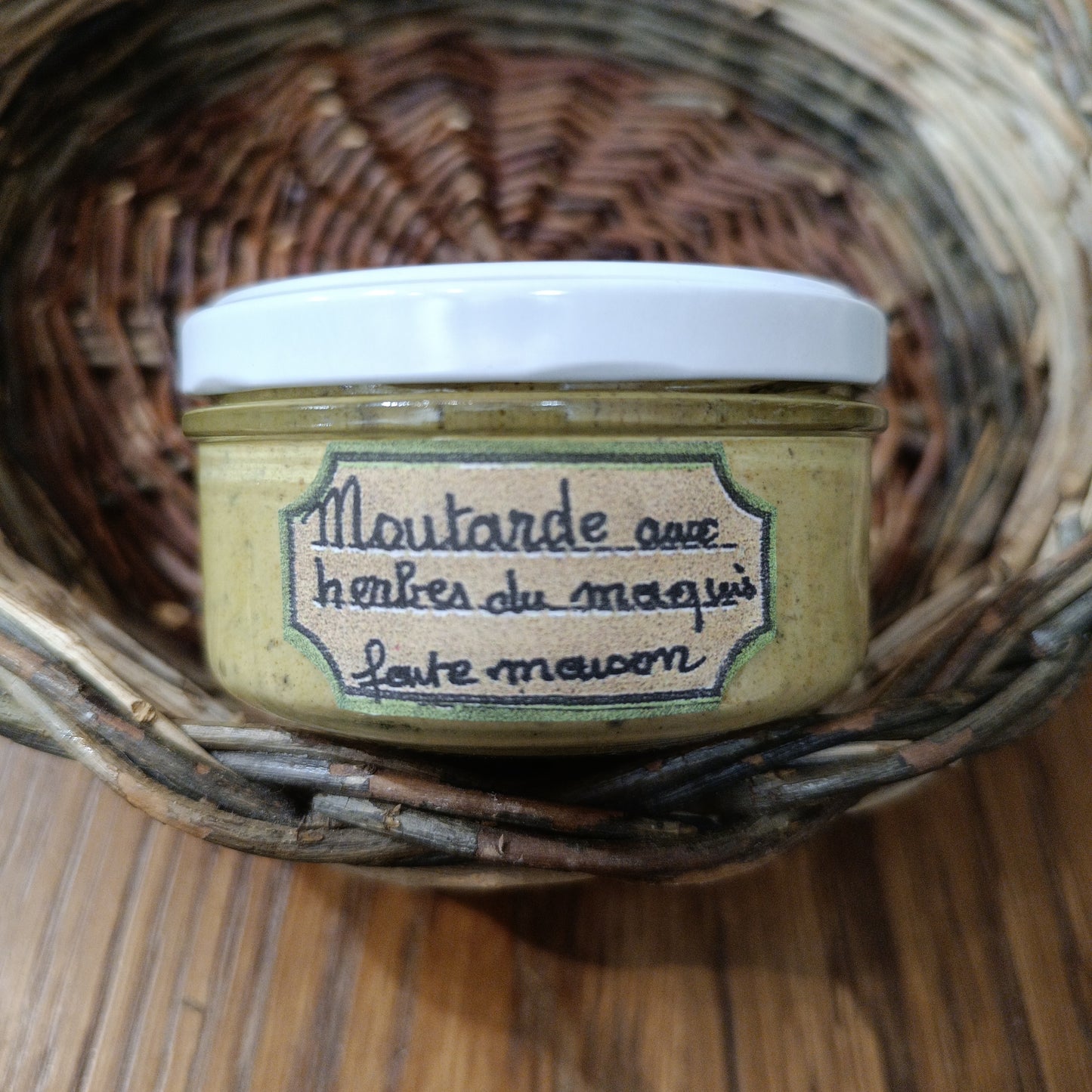 Moutarde aux Herbes du Maquis faite maison
