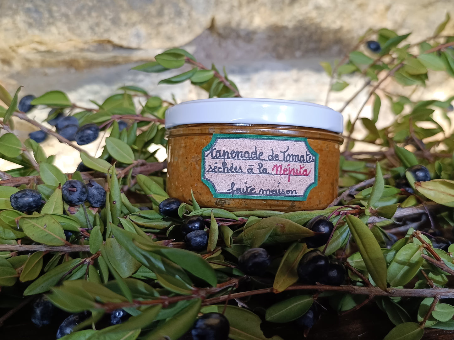 Tapenade tomate séchées à la Nepita maison