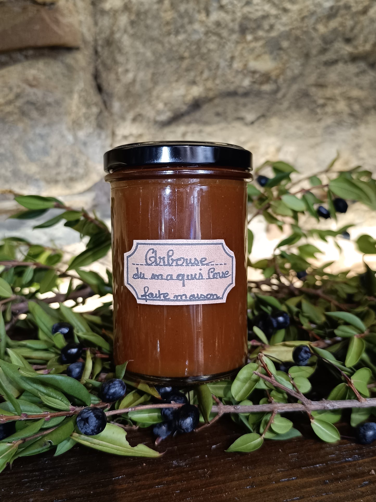 Confiture Arbouses du Maquis faite maison