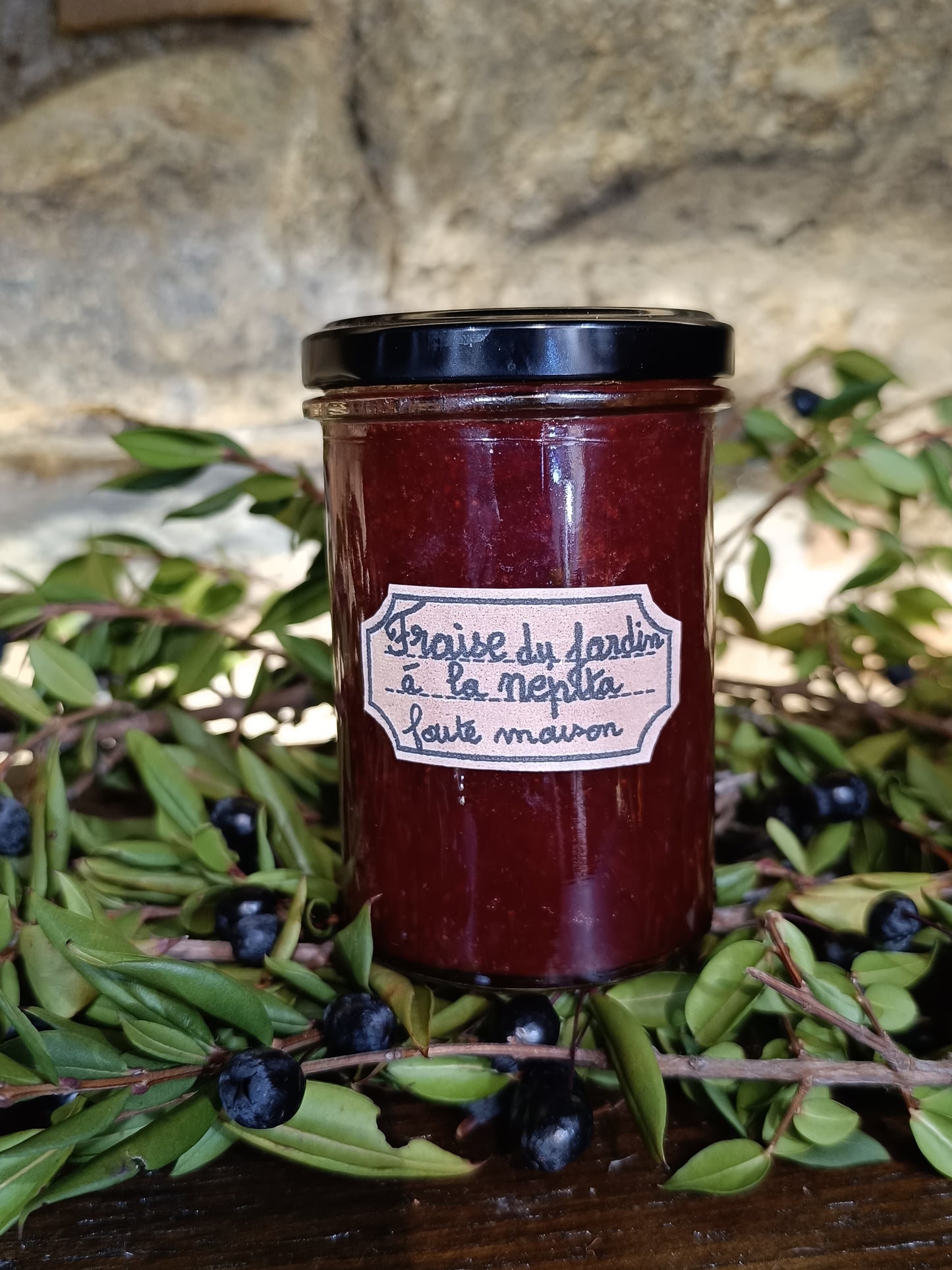 Confiture Fraises du jardin à la Nepita faite maison