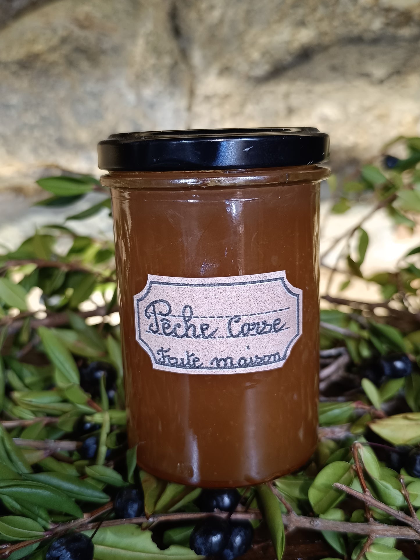 Confiture Pêches Corses faite maison