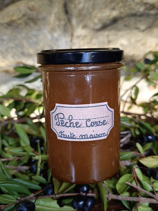 Confiture Pêches Corses faite maison