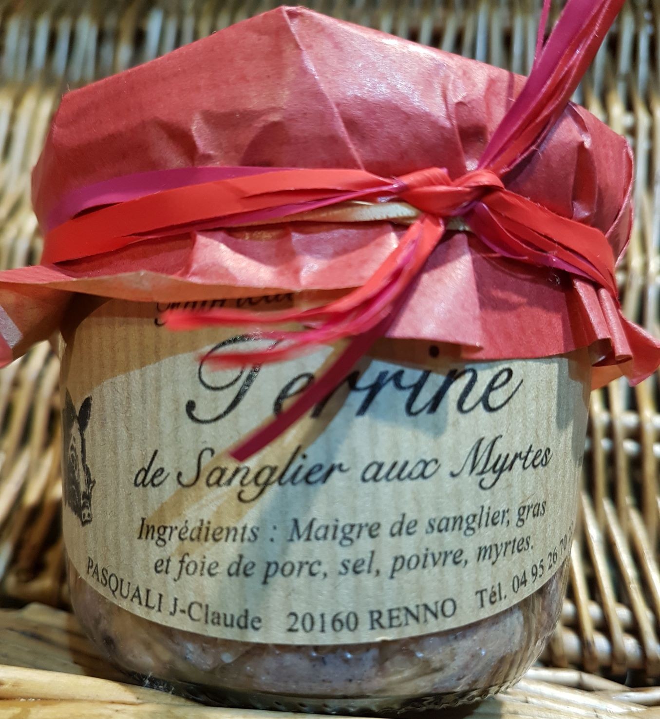 Terrine de Sanglier aux Myrtes