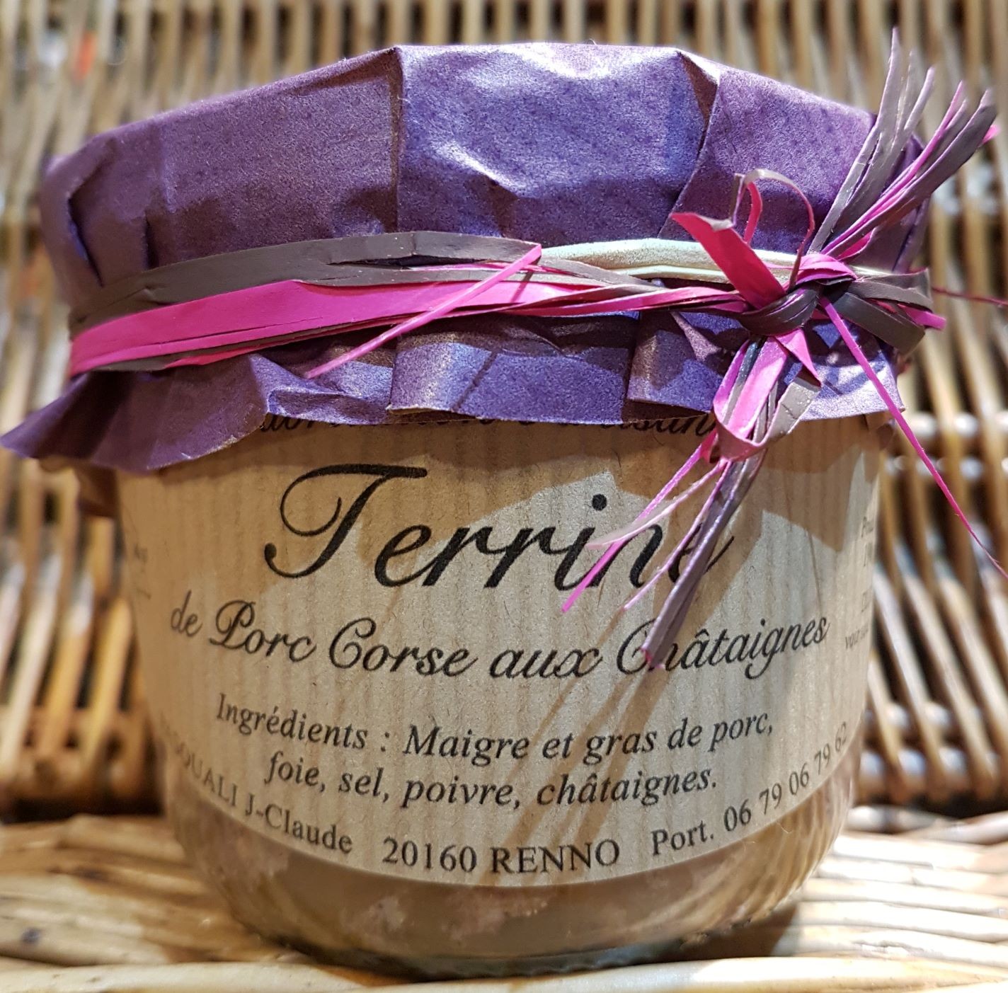 Terrine de Porc Corse aux Châtaignes