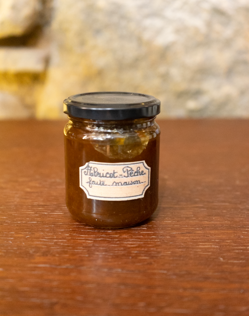 Confiture Abricot- Pêche faite maison
