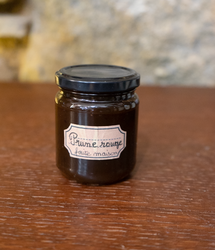 Confiture Prunes Rouges faite maison