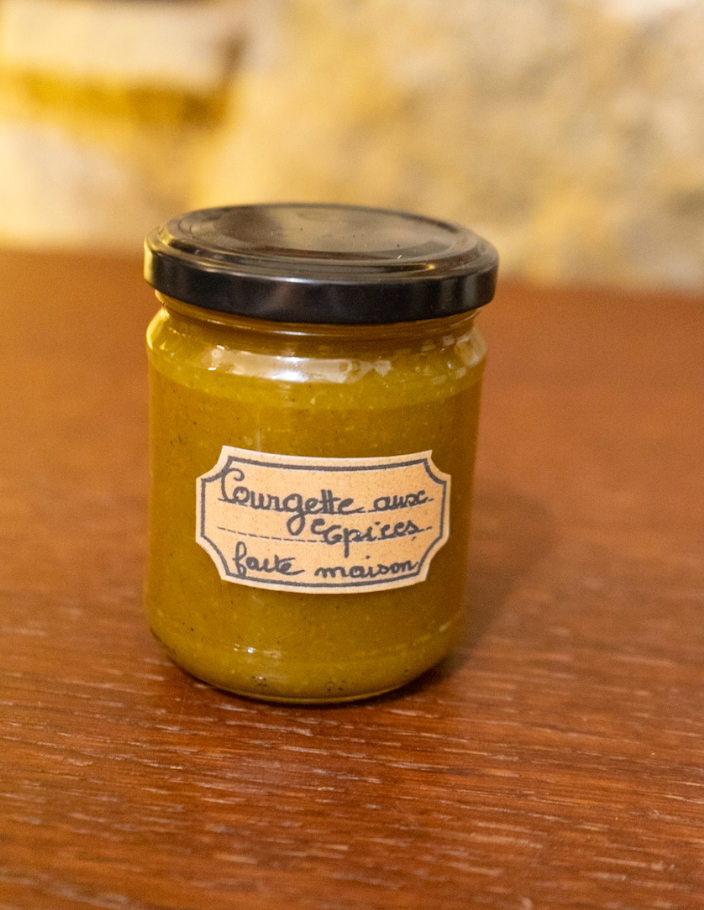 Courgettes aux épices faite maison