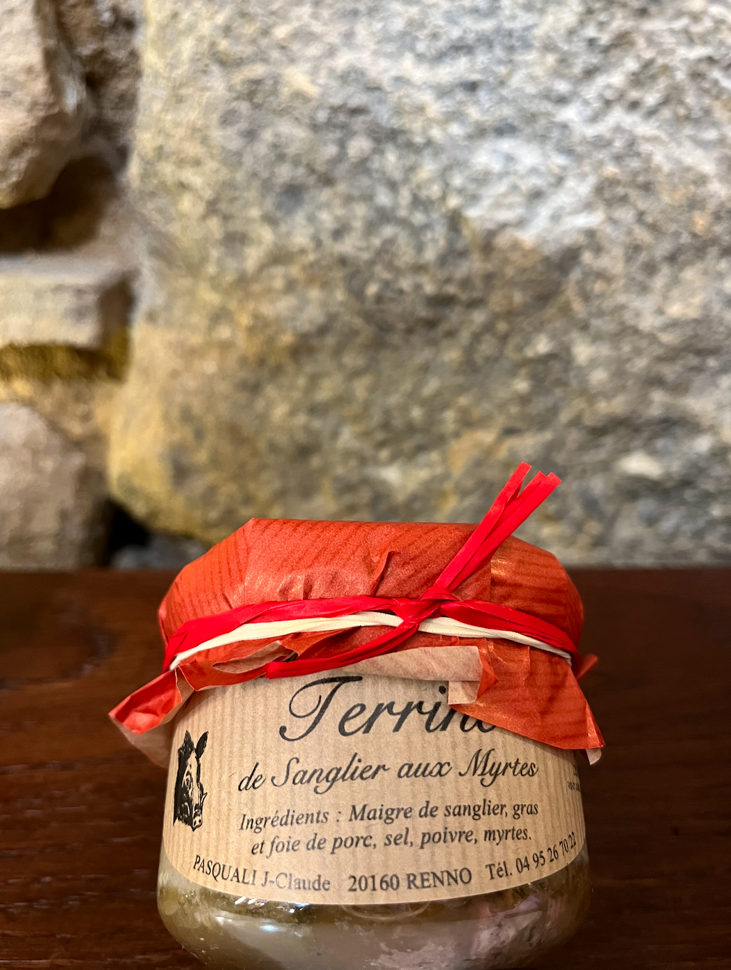 Terrine de Sanglier aux Myrtes