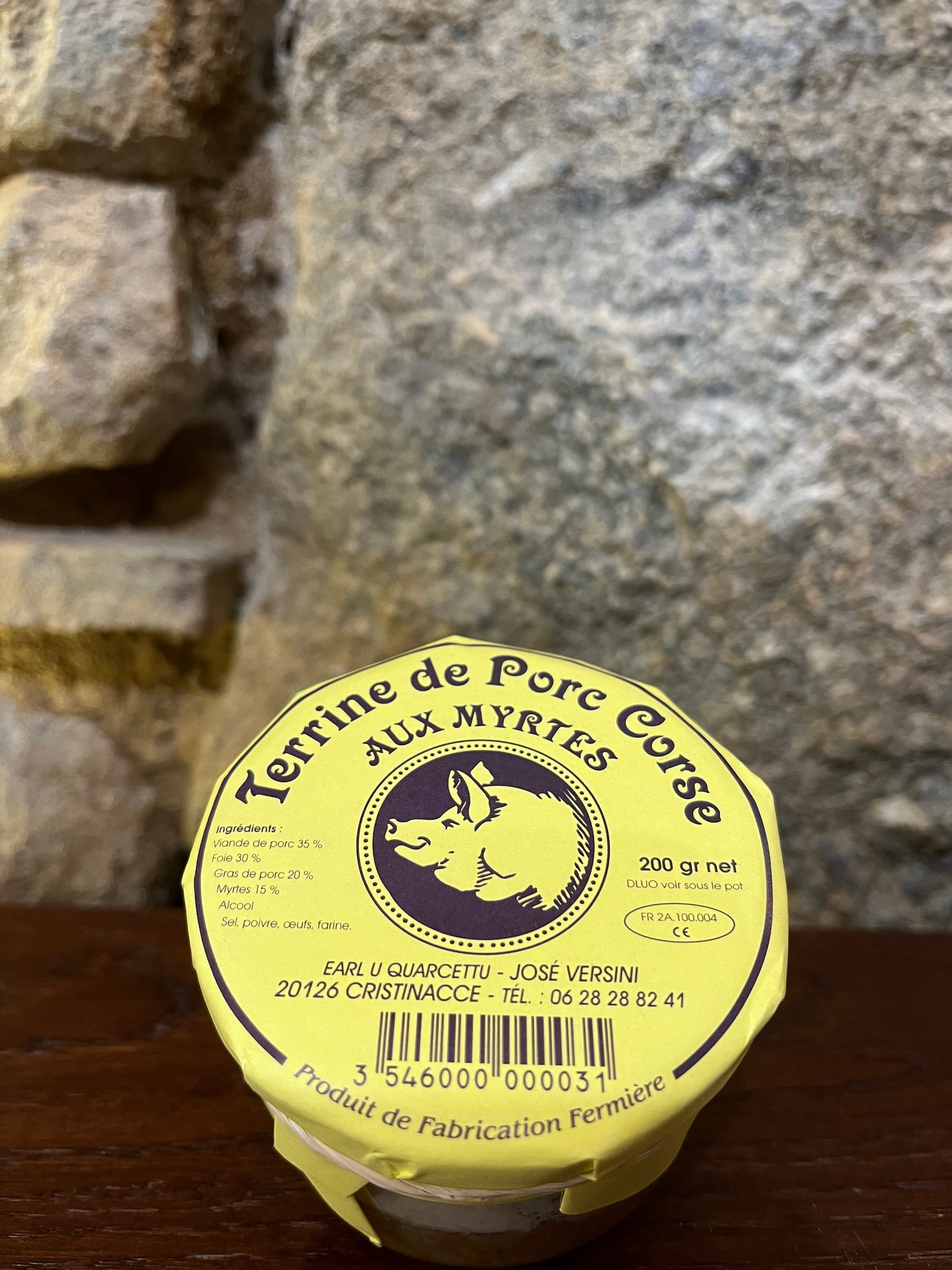 Terrine - Porc aux myrtes