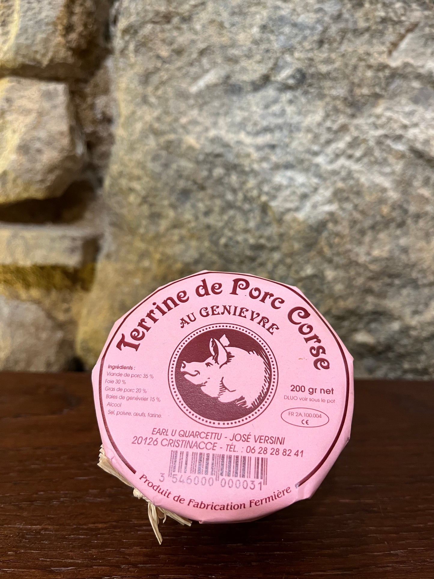 Terrine - Porc aux genièvre