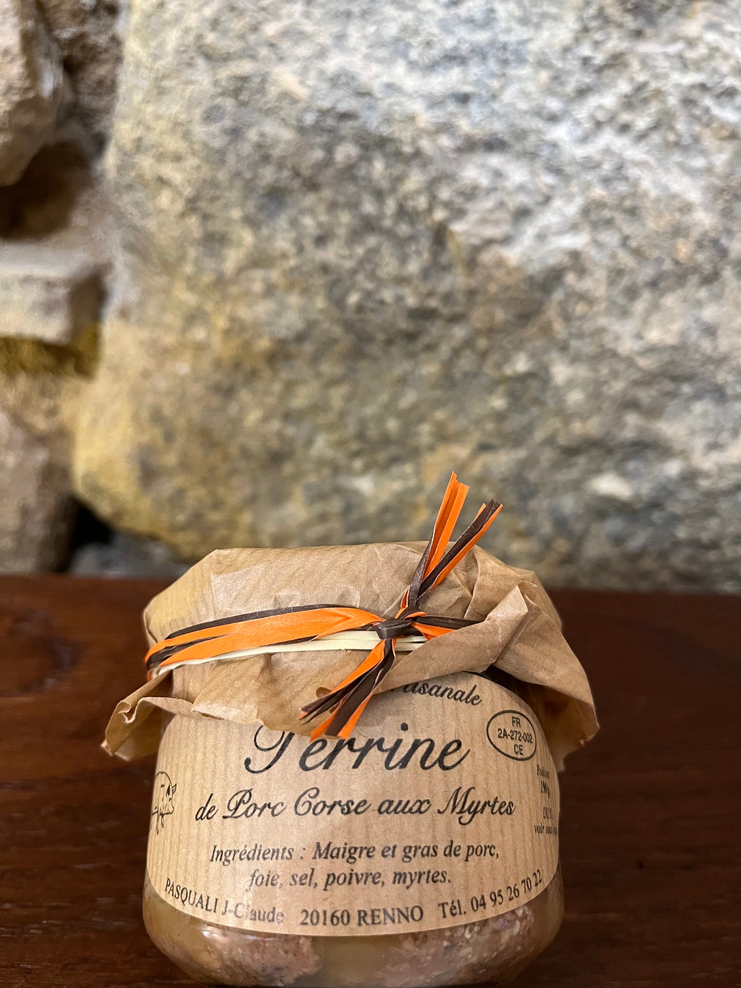 Terrine de Porc Corse aux Myrtes