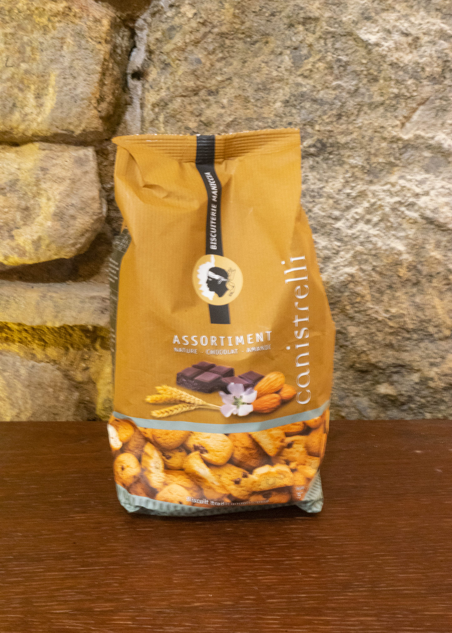 Canistrelli "Maniccia" assortiment : Amandes, Chocolat, Nature