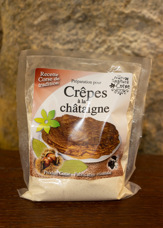 Préparation Crêpes à la Châtaigne