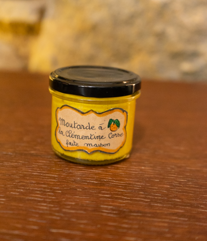 Moutarde à la Clémentine Corse faite maison