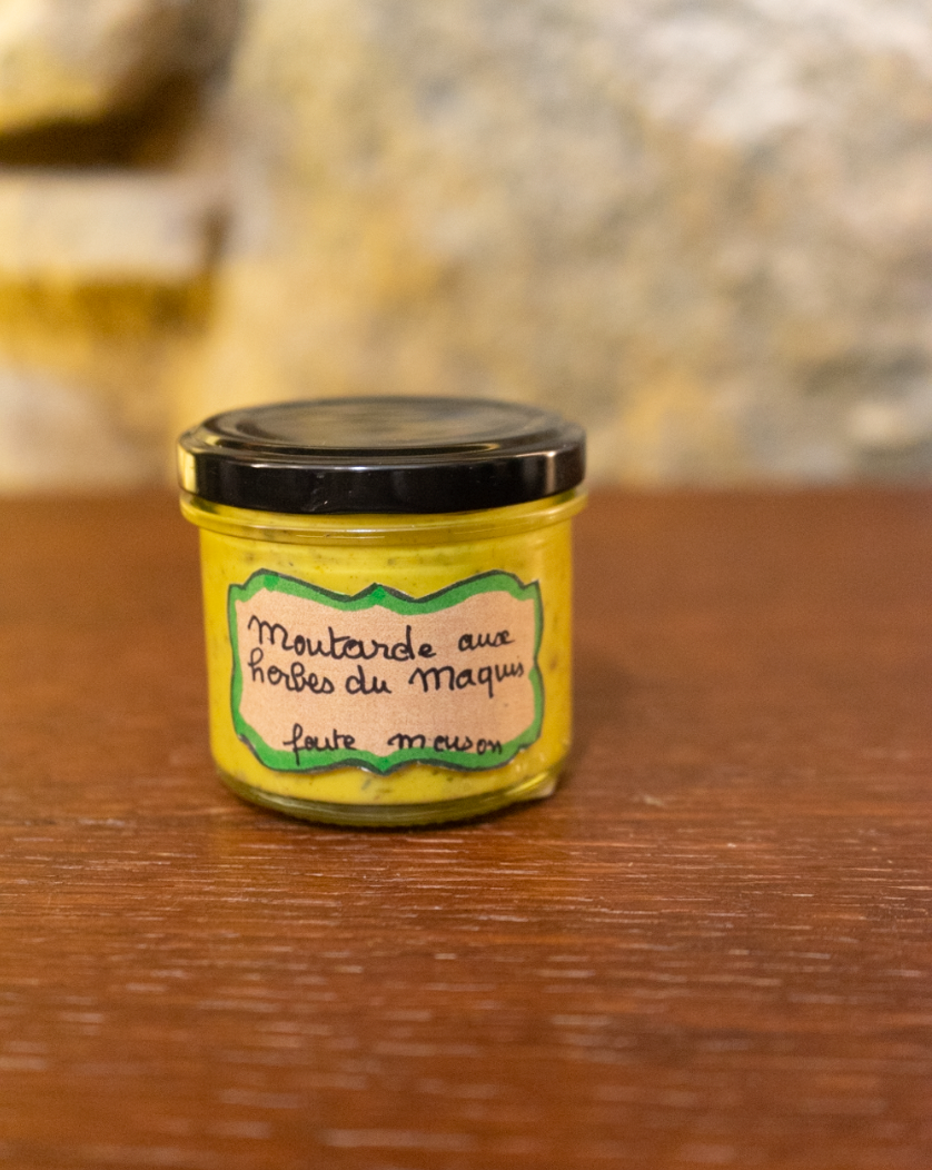 Moutarde aux Herbes du Maquis faite maison