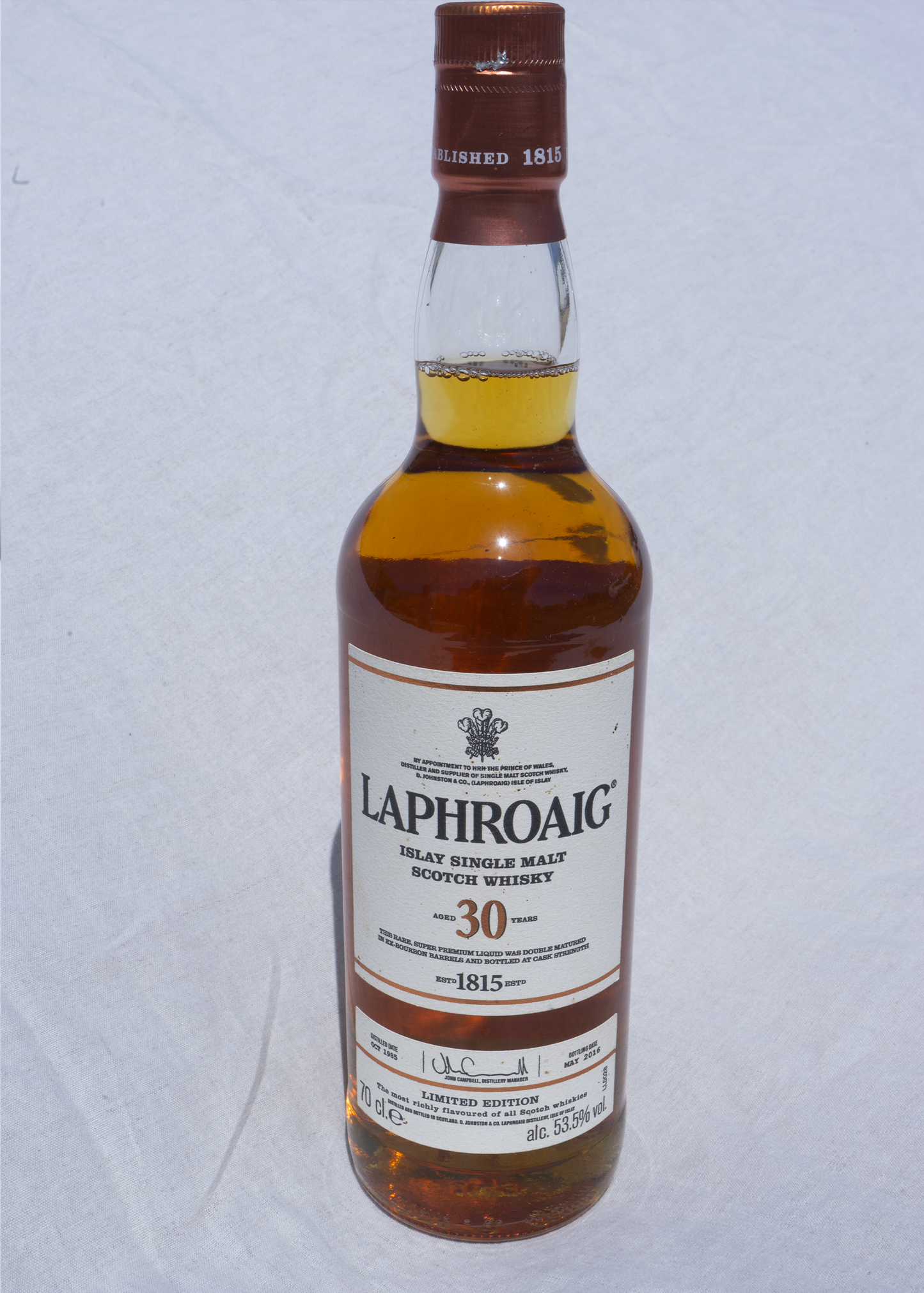 Laphroaig 30 ans extremely Rare Whisky